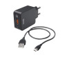 Hama power supply - 19.5 watts - 3 A - QC 3.0 (USB)