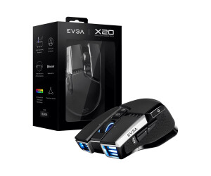 EVGA X20 - Maus - ergonomisch - optisch - 10 Tasten