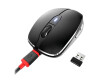 Cherry MW 8C Advanced - Maus - ergonomisch - optisch - 6 Tasten - kabellos - 2.4 GHz, Bluetooth 4.0 - kabelloser Empfänger (USB)