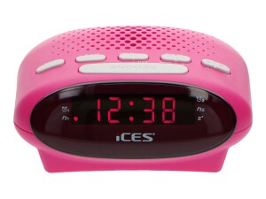 Lenco Uhrenradio UKW Ices ICR-210 pink
