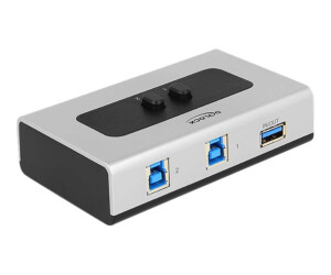 Delock Switch USB 3.0 2 port manual bidirectional