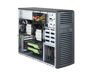 Supermicro housing Superchasis CSE-732D3-1K26B Black