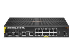 HPE Aruba 6100 12G Class4 PoE 2G/2SFP+ 139W Switch -...