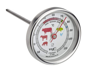 TFA meat thermometer - for the oven, for BBQ grill, for grill