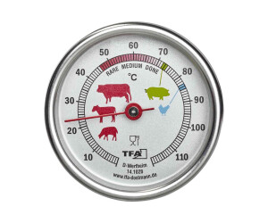 TFA Fleischthermometer - für den Ofen, für BBQ-Grill, für Grill