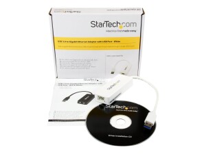 StarTech.com USB 3.0 SuperSpeed auf Gigabit Ethernet Lan Adapter mit USB Port