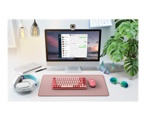 Logitech POP Keys - Tastatur - kabellos - Bluetooth LE, Bluetooth 5.1