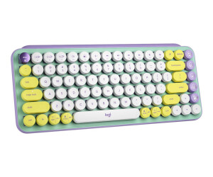 Logitech POP Keys - Tastatur - kabellos - Bluetooth LE,...