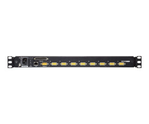 ATEN Slideaway CL5708IM - KVM-Konsole mit KVM-Switch - 8 Anschlüsse - PS/2, USB - 43.2 cm (17")