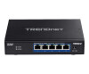 TRENDnet TEG-S750 - Switch - unmanaged - 5 x 10GBase-T