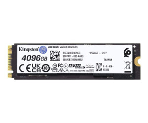 Kingston KC3000 - SSD - 4096 GB - Intern - M.2 2280 -...