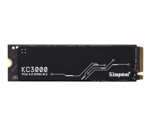Kingston KC3000 - SSD - 1024 GB - intern - M.2 2280 - PCIe 4.0 (NVMe)