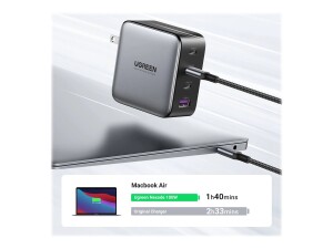 Ugreen Netzteil - 100 Watt - 5 A - PD 3.0, QC 4.0+ - 4...