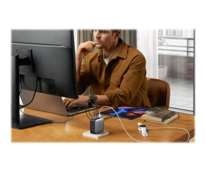 Ugreen Netzteil - 100 Watt - 5 A - PD 3.0, QC 4.0+ - 4 Ausgabeanschlussstellen (3 x USB-C, USB)