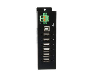 Exsys EX-1596HMVS - Hub - 6 x USB 2.0 - an DIN-Schiene