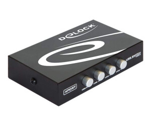 Delock Switch USB 2.0 4 port manual - USB-Umschalter...