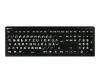 Logiceyboard XL-Print Astra2 BL Keyboard Dt. PC