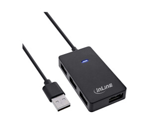 InLine Hub - 4 x USB 2.0 - Desktop
