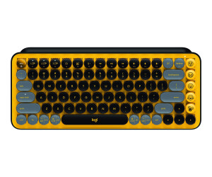 Logitech POP Keys - Tastatur - kabellos - Bluetooth 5.1, Bluetooth LE