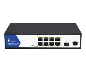 VALUE Switch - 8 x 10/100/1000 + 1 x 10/100/1000 (Uplink)