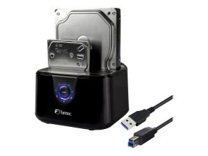FANTEC DS-X2U3-Glanz - HDD / SSD Dockingstation...