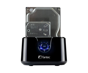 Fantec DS -X2U3 gloss - HDD / SSD docking station shafts: 2 - 2.5 " / 3.5" shared (6.4 cm / 8.9 cm shared)