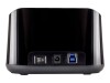 FANTEC DS-X2U3-Glanz - HDD / SSD Dockingstation Schächte: 2 - 2,5" / 3,5" gemeinsam genutzt (6,4 cm/8,9 cm gemeinsam genutzt)
