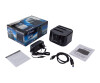 FANTEC DS-X2U3-Glanz - HDD / SSD Dockingstation Schächte: 2 - 2,5" / 3,5" gemeinsam genutzt (6,4 cm/8,9 cm gemeinsam genutzt)