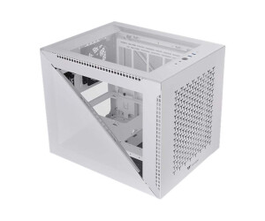 Thermaltake Divider 200 TG Air Snow - Micro-Case - micro ATX - Seitenteil mit Fenster (gehärtetes Glas)