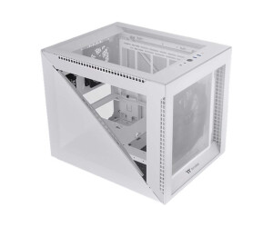 Thermaltake Divider 200 TG Snow - Micro-Case - micro ATX - Seitenteil mit Fenster (gehärtetes Glas)