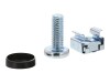 InLine Käfigmutternset M6 - je 20x Käfigmuttern - Unterlegscheiben - Schrauben