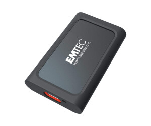 EMTEC X210 - SSD - 256 GB - External (portable) - USB 3.2 Gen 2 (USB -C connector)