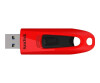 SanDisk Ultra - USB-Flash-Laufwerk - 64 GB - USB 3.0 - Blau, Rot (Packung mit 2)
