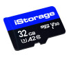 ISTORAGE Flash memory card - 32 GB - A1 / Video Class V30 / UHS -I U3 / Class10 - MicroSD (pack with 3)