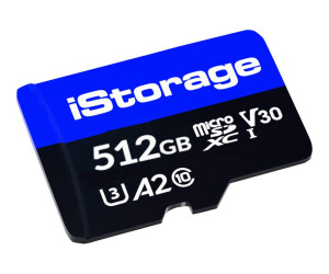 ISTORAGE Flash memory card - 512 GB - A2 / Video Class...