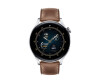 Huawei Watch 3 - Classic Edition - 46 mm - Edelstahl - intelligente Uhr mit Riemen - Leder - braun - Anzeige 3.6 cm (1.43")