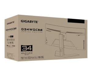 Gigabyte G34WQC A - LED-Monitor - gebogen - 86 cm (34")