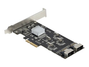 StarTech.com SATA PCIe Controller 8 Port - 6 Gbit/s PCI...