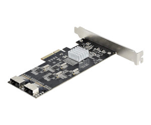 Startech.com SATA PCIE Controller 8 Port - 6 GBit/S PCI Express SATA Adapter - SATA PCIe interface card - PCI -E X4 Gen 2 to SATA III - SATA HDD/SSD (8P6G -PCIE SATA -CARD)