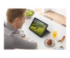 Logitech Folio Touch - Tastatur und Foliohülle - mit Trackpad - hinterleuchtet - Apple Smart connector - QWERTY - Spanisch - Oxford Gray - für Apple 10.9-inch iPad Air (4. Generation, 5. Generation)