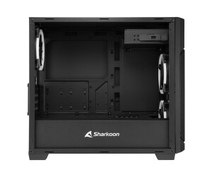 Sharkoon V1000 RGB - Microatx - side part with window (hardened glass)