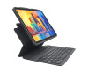 ZAGG Pro Keys - Tastatur und Foliohülle - hintergrundbeleuchtet - Bluetooth - QWERTZ - Deutsch - Schwarz/Grau Tastatur, Schwarz/Grau Gehäuse - für Apple 10.9-inch iPad Air (4. Generation)