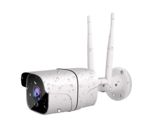 Inter Sales DENVER SHO-110 - Netzwerk-Überwachungskamera - Außenbereich - spritzwasserbeständig - Farbe (Tag&Nacht)