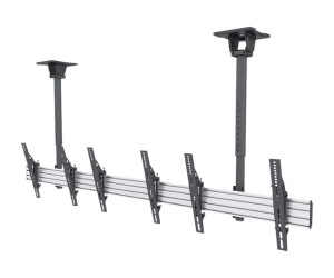 Neomounts NMPRO-CMB3 - Klammer - für 3 LCD-Anzeigen - Schwarz - Bildschirmgröße: 81.3-139.7 cm (32"-55")