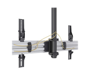 Neomounts NMPRO-CMB3 - Klammer - für 3 LCD-Anzeigen - Schwarz - Bildschirmgröße: 81.3-139.7 cm (32"-55")