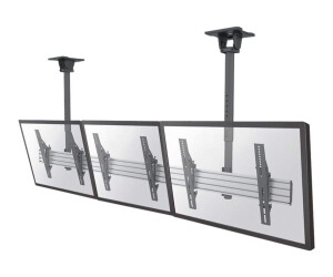 Neomounts NMPRO-CMB3 - Klammer - für 3 LCD-Anzeigen - Schwarz - Bildschirmgröße: 81.3-139.7 cm (32"-55")