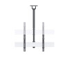 Neomounts NMPRO-CMB3 - Klammer - für 3 LCD-Anzeigen - Schwarz - Bildschirmgröße: 81.3-139.7 cm (32"-55")