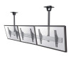 Neomounts NMPRO-CMB3 - Klammer - für 3 LCD-Anzeigen - Schwarz - Bildschirmgröße: 81.3-139.7 cm (32"-55")