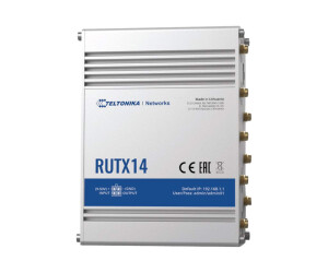 Teltonika RUTX14 - Wireless Router - WWAN - 5-Port-Switch