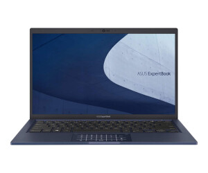 ASUS ExpertBook B1 B1400CEAE-EK1404R - 180°-Scharnierdesign - Intel Core i5 1135G7 / 2.4 GHz - Win 10 Pro - Intel Iris Xe Grafikkarte - 8 GB RAM - 256 GB SSD NVMe - 35.6 cm (14")